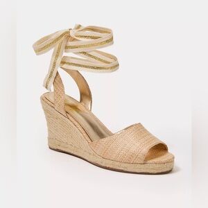 Lilly Pulitzer Paley Espadrille Wedge Sandal Shoe Size 7 NEW